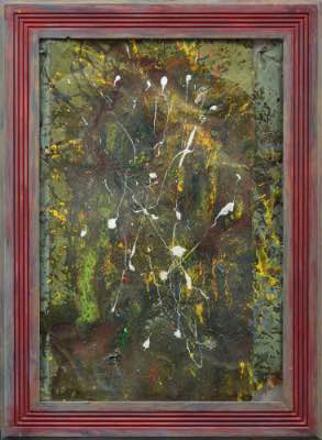 41" x 28" - technique mixte sur cuivre
